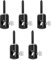 LEDSone Chandelier Lighting Hook, 5Pcs Swag Hook for Ceiling Hanging Pendant Light Swag Hook Fabric Wire Cable Fixture with Screws Pin Modern DIY Chandelier Swag Hook Replacement