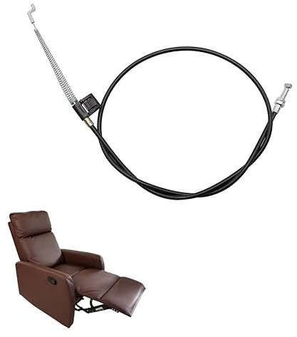 jeufun 1 Pcs Metal Recliner Replacement Parts Cable,Universal Recliner Cable Pull Handle Replacement Parts Chair Cable,Sofa Chair Couch Release Lever Pull Handle Switch Replacement Accessory