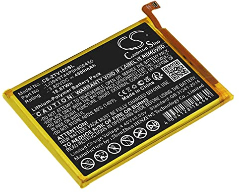 4900mAh / 18.87Wh Ersatzakku kompatibel mit ZTE Li3949T44P8h906450,Blade V Smart,V1050,Blade 20 Smart,Blade V2020 Smart,8010