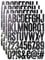 2 Inch Sticky Vinyl Black Letter Number Stickers, 4 Sheets Self Adhesive Stick On Alphabet Symbol Sticker for Scrapbook