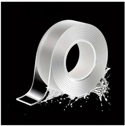 Double Sided Tape Heavy Duty strong Adhesive Transparent all purpose Tape. (5 Meters)