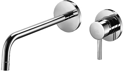 miscelatore lavabo da incasso light paffoni lig105 cr 70 con piastre in ottone 70 mm