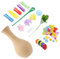HEMOTON 2 Sätze Vase selber machen Blumenhalter selber machen Lernspielzeug für Kinder basteln für kinder bastelmaterial für kinder Kinderspielzeug Spielzeuge Vasen-Bastelset Diy-Vasen-Set
