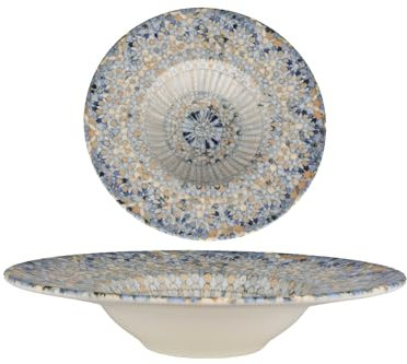 Bonna Pasta Teller - Luca Mosaic - Porzellan - 28 cm (400cc) - 2er Set