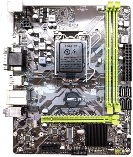 SIMPLETEK – Scheda madre Micro-ATX con chipset H81M, supporto CPU LGA 1150 quarta generazione, 16GB RAM inclusi e slot M.2 NVMe