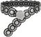 JasGood Breite Scheibengürtel für Damen Leder Aushöhlen Runde Gürtel Western Cowgirl Gürtel Damen Concho Vintage Boho Disc Ledergürtel Verstellbare Taillengürtel für Kleider,Schwarz,125cm