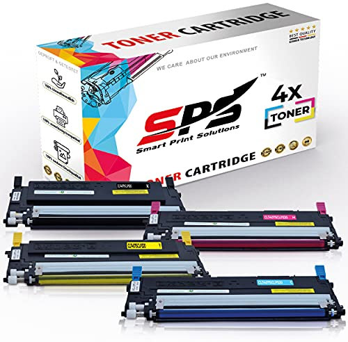 CLT-K407S Toner Kompatibel für Samsung CLP 320 | 320 N | 325 | 325 N | 325 W | 3185 | 3185 FN | 3185 FW | 3185 N | 3180 | 3185 MFP | 3185 W | Mehrfarbig | 1.500 Seiten