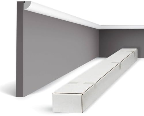 QR NOMASTYL Deckenleiste - 10 Stk. (20 m) - 21 x 21 x 2000 mm - NOËL & MARQUET - eine Marke von NMC - Extrudiertes Polystyrol