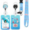 Ausweishülle mit Band, Id Badge Holder Breakaway Lanyard für, Einziehbare Badge Reel, Abnehmbare Namensschild Clips, Hals Lanyard Strap, Lehrer Büro Geschenke (Krankenschwester Blau)