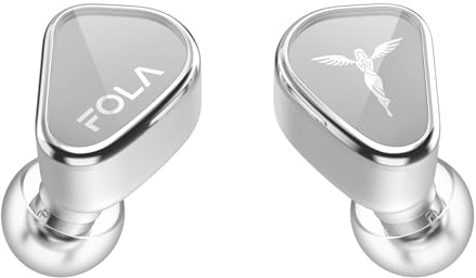TANCHJIM FOLA Monitor In-Ear HIFI, IEM 1DD DMT5 Bassa Distorsione, Miglioramento Voce/Strumenti, Supporto App HRTF Virtuale 7.1/5.1, Effetti Gaming, 3 Ugelli Accordatura
