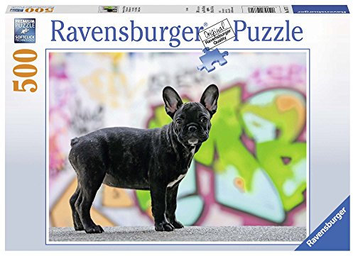 Französische Bulldogge. Puzzle 500 Teile
