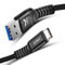 ULTRICS USB C Charger Cable Type C to A 3.1 Nylon Braided Fast Charging Data Sync Lead Compatible with iphone 16 Pro Max/15 Pro Max/14 Galaxy S10E/S10/S9 Plus, MacBook, LG, Pixel, PS5 and More