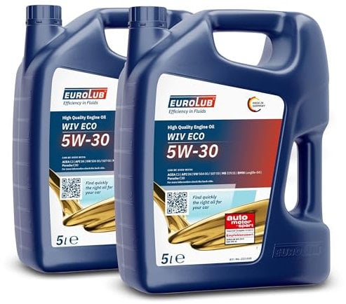 EUROLUB 2X Motoröl 5W-30 Wiv Eco Benzin Diesel Benzinmotor Dieselmotor Motor Motoren Öl Engine Oil 5L