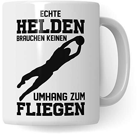 Pagma Druck Torwart Tasse - Geschenk Torhüter Spruch für jeden Handball und Fussball Torwart Geschenkidee Spruch