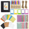 Fujifilm Instax Instant Camera Accessories - 8 in 1 Kit With Photo Album, Wall & Table Frames, Clips, Hanging String, Mixed Border Stickers - Compatible With Instax Mini 11, 9, 8, 8+