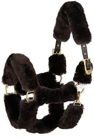 B Vertigo Tremblant Halfter mit Lammfell, Braun, P