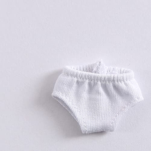 Vêtements de poupée sous-vêtements Culottes Bjd Shorts pour Ob11, (White)