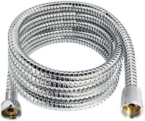 Edelstahl Flexibler Duschschlauch Lange Badezimmer Dusche Wasserschlauch Verlängerung Sanitär Rohr Ziehen Rohr Bad Zubehör-10M