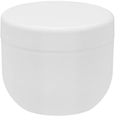 GLOREX 6 1603 103 Pot à crème vide pour les cosmétiques maison, 100ml, blanc, à simple paroi