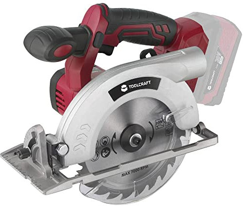 TOOLCRAFT TCS 55 / TAWB-200 Akku-Handkreissäge Schnitttiefe max. (90°) 55 mm bürstenlos, ohne Akku