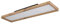 etc-shop Deckenlampe Wohnzimmer Holz Tageslichtlampe Decke LED Wohnzimmerlampe Deckenleuchte Holz eckig, CCT Farbfixierung, LED 24W 1500Lm, LxBxH 80x20x8,5 cm