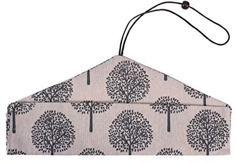 Kichvoe Couverts Vaisselle Pochette en Coton Couverts Ustensiles De Rangement Organisateur pour Voyage en Plein Air Pique-