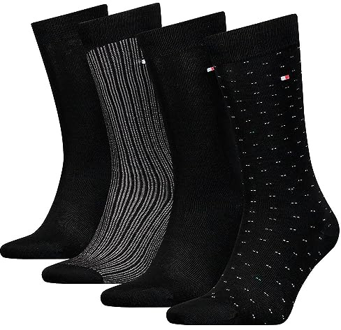 Tommy Hilfiger Herren KNEEHIGH, black, 43/46 (4er Pack)