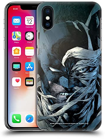 Head Case Designs Licenza Ufficiale Batman DC Comics Nuova Edizione Copertina Fumetto Hush Custodia Cover Dura per Parte Posteriore Compatibile con Apple iPhone X/iPhone XS