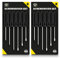 12pk Phillips Screwdriver Set | 3.4mm, 4.5mm Non-Slip Grip Screwdrivers | Electrical Screwdriver Sets | Electricians Screwdriver Set Electrician Tools | Philips Screwdriver Screw Driver Set