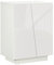 HOMCOM High Gloss Storage Cabinet, Freestanding Storage Cupboard with Adjustable Shelves for Living Room, Bedroom, Hallway, White