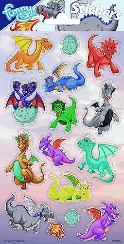 Sticker für Kinder als Mitgebsel Geschenk Spiel | Frozen Paw Patrol Minions Dinos Cars Peppa | Aufkleber Kindersticker Kindergeburtstag Geburtstag, Formatvorlagen Name: Drachen, 14 Sticker