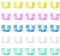 Tokaneit Nähspulen Kleine Clips,Spulenhalter Clips,Nähwerkzeug Clip,Spulenhalterklemme aus Kunststoff,Spulenfaden-Halter Clip,Nähclips,Garnrollenschoner,Gewindeklammern für Garnrollen 25 Stück