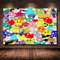 RAPSANI 1 teiliges wandbild Graffiti 1 stück leinwand wandkunst,1 teilig leinwand wanddeko wohnzimmer,leinwanddruck 1 teilig bilder wohnzimmer modern groß Farbige Aufkleber,mit rahmen,xxl 60x90cm
