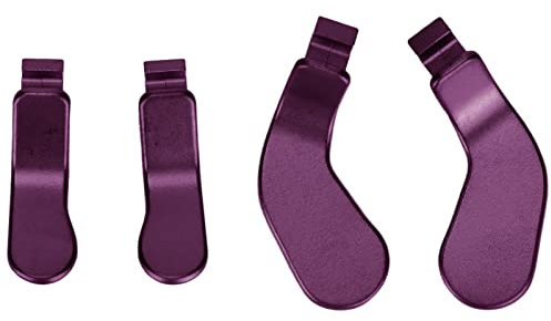 TOUISEDGI Controller-Paddel, 4 Stück Edelstahl-Ersatz-Controller-Teile Für Xbox One Elite Controller Serie 2 Modell 1797(Lila)