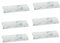 Comphic 6 Sets Horizontal Blinds Slats Horizontal Blind Repair Tabs Replacement Parts White PVC Blind Fixers for Horizontal