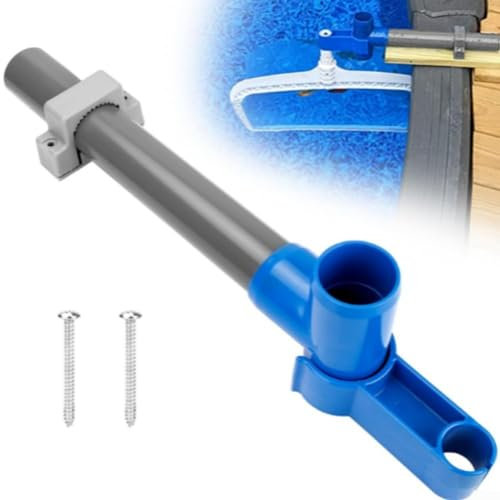 Kit di manutenzione per piscina, kit di strumenti di pulizia fai da te, rete per skimmer con asta per piscine, vasche, spa, laghetti, fontana, laghetto, fontana, laghetto da giardino