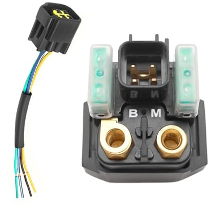 Mabutingti Anlasserrelais Stecker für Yama-ha Raptor 700 700R 250 125 2006+ Kodiak 450 2018+