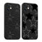 Foonary 2 Pack Fashion Phone Cases for iPhone 11 Case 6.1, Star Aesthetic Print Slim Soft Silicone TPU Case for Women, Shockproof Cover Protective Funda para Girls, Black for iPhone 11
