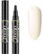 Gestufter Nagellackstift, 3 In 1 Gel Nagellack Pen - One Step Nagel Bleistift UV LED Für Frauen Und Mädchen - Keine Notwendigkeit Für Externe Beschichtung (Pearl Weiß 098, 5ml)