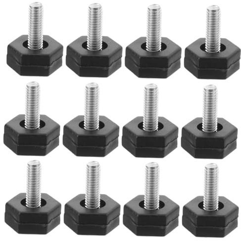 ANDRESLAD 12stücke Verstellbare Möbelgleiter Robuste Schraubfüße Für Tische Und Stühle Antiskid Fußpolster Für Effektiven Bodenschutz Und Stabile Möbelanpassung