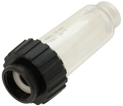 Reliapart Water Filter Compatible with Karcher K2, K3, K4, K5, K7 Pressure Washers 3/4 Inlet Pump Protection Filter Alternative to 4.730-059.0 & 5.731-050.0 Transparent Housing