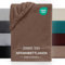 CARPE SONNO® Warme Cashmere Touch Spannbettlaken 100x200cm Winter - Kuschelige Spannbetttücher Plüsch Bettlaken 100x200cm - Spannbetttuch 100x200 Nougat Braun