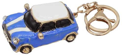 Moydolo Mini Auto Modell Schlüsselanhänger Anhänger Metall Auto Schlüsselketten Car Keychain Charme für Damen Herren