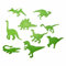 Wandtattoo Dinosaurier Leuchtende Wandaufkleber 3D Glow In Dark Dinosaurier Wanddekorativ Für Baby Kinderzimmer Wandtattoos (A, One Size)