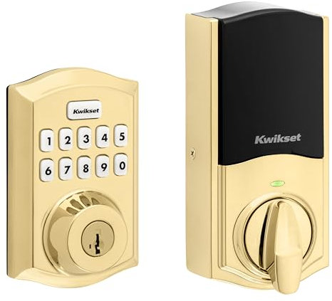 Kwikset HomeConnect 620 Z-Wave - Candado inteligente con teclado habilitado de largo alcance con práctica entrada sin llave, códigos de usuario personalizables, seguridad S2 y aprovisionamiento