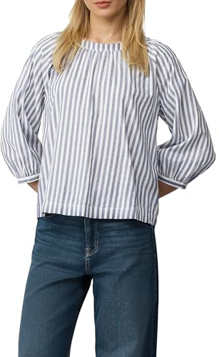 s.Oliver 2164646 Blouse Carmen à Rayures Femme (Lot de 1)