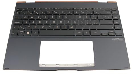 ASUS 90NB0RZ2-R30SF0 Original Tastatur inkl. Topcase CH (Schweiz) grau | mit Backlight für ZenBook Flip 13 UX363EA, S13 UX371EA, UX371EA