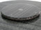 Rattan Lazy Susan Rotating Serving Plate, Tempered Glass Swivel Dining Table Turntable with Parasol Hold, Rotating Board Plate Dish for Party Family Dinners | Aluminum Alloy Stand - 60CM