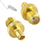 YEDJFFIYO TS9 auf SMA Adapter, TS9-Stecker auf SMA-Buchse, Antennenanschluss, RF-Koaxialstecker für 5G-Router, LTE-Modems, Huawei-Geräte, CB-Radio und Indoor-TV-Antenne, 2 Stück