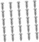 Zerodeko 3 Sätze Dehnschraube Dehnbolzen Dübel Ankermuttern Mutterneinsätze Hohlraumtürschrauben Hohlraumtür Hohlraumwandanker Maschinenschraube Ankermutter Dehnschraube 25 Stück * 3
